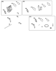 Carburetor Group Diagram and Parts List for 25T237-0269-H5 200000 - 399999 Briggs and Stratton Engine